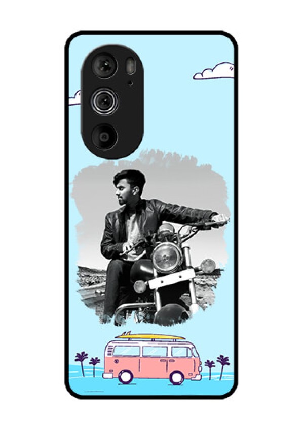 Motorola Edge 30 Pro Custom Glass Phone Case - Travel & Adventure Design