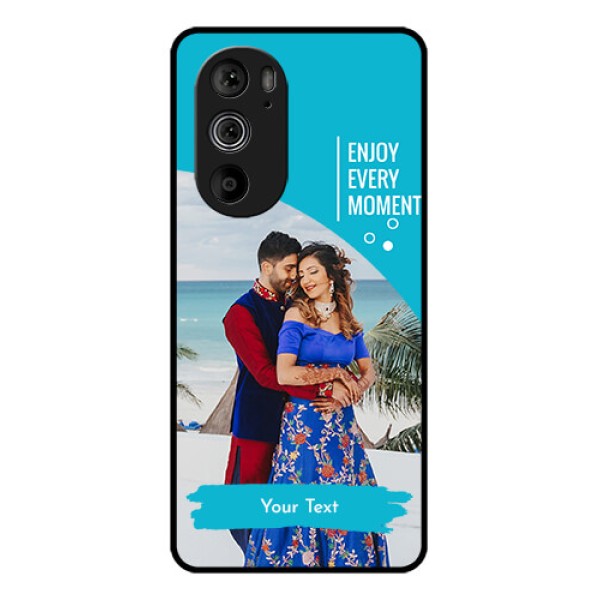 Motorola Edge 30 Pro Custom Glass Phone Case - Happy Moment Design