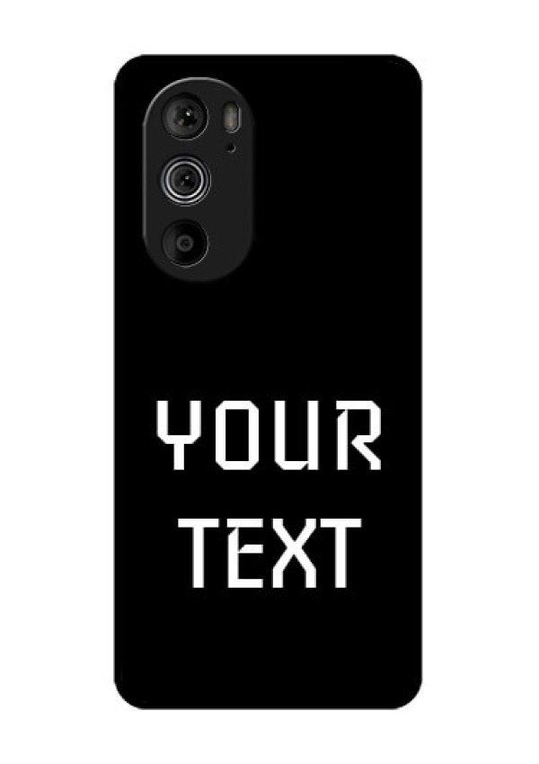 Motorola Edge 30 Pro Custom Glass Phone Case - Your Name Design