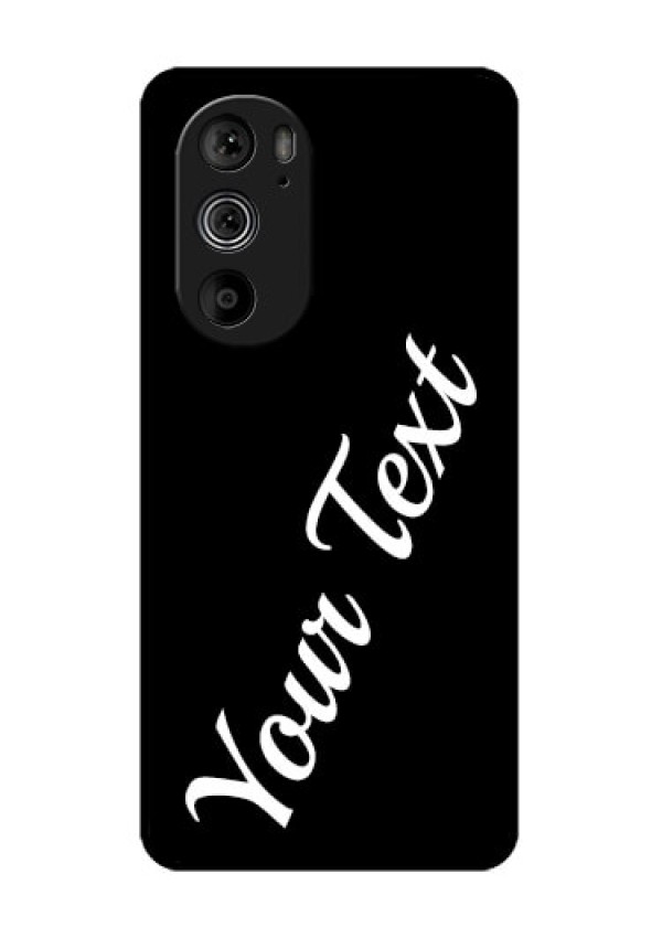 Motorola Edge 30 Pro Custom Glass Phone Case - With Your Name Design