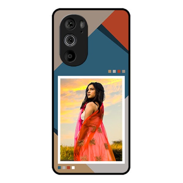 Motorola Edge 30 Pro Custom Glass Phone Case - Retro Color Pallet Design Motorola Edge 30 Pro Custom Glass Phone Case - Retro Color Pallet Design