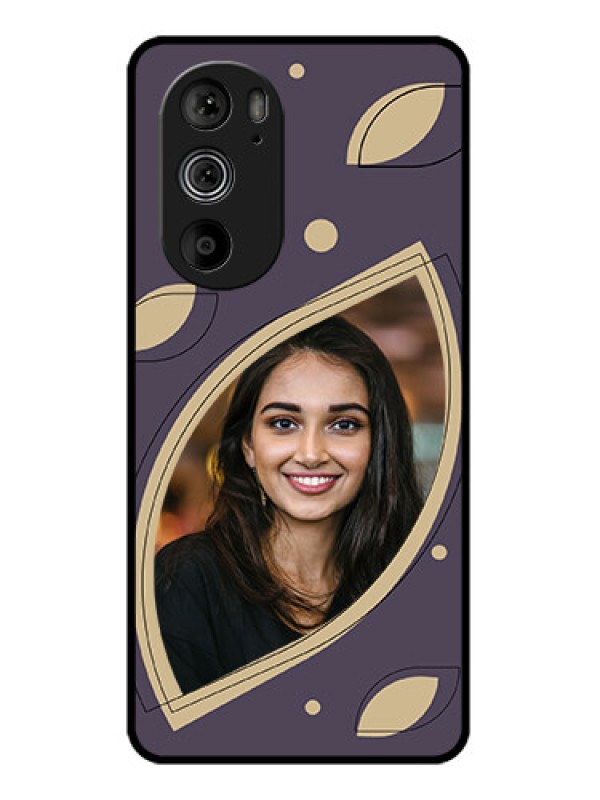 Custom Motorola Edge 30 Pro Custom Glass Phone Case - Falling Leaf Design