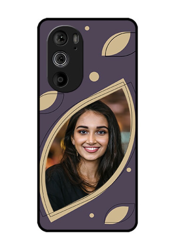 Motorola Edge 30 Pro Custom Glass Phone Case - Falling Leaf Design