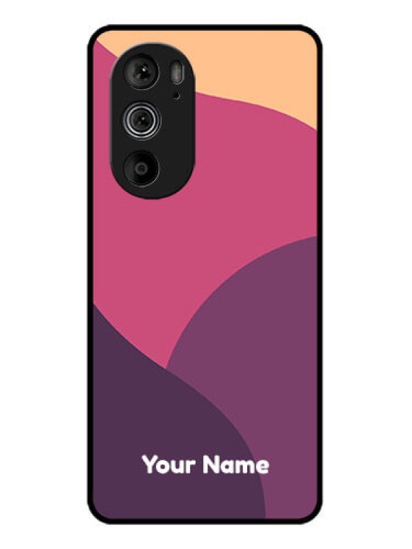 Custom Motorola Edge 30 Pro Custom Glass Phone Case - Mixed Multi - Colour Abstract Art Design