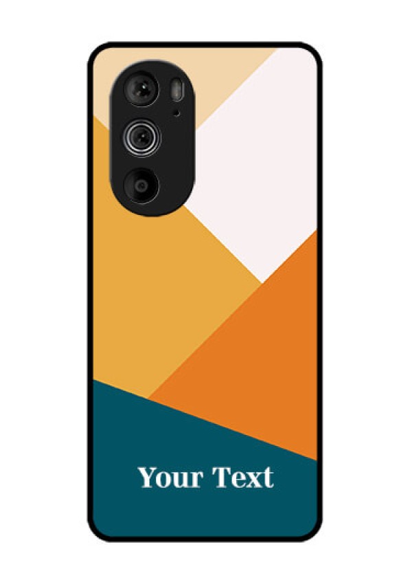 Motorola Edge 30 Pro Custom Glass Phone Case - Stacked Multi - Colour Design