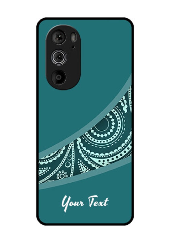 Motorola Edge 30 Pro Custom Glass Phone Case - Semi Visible Floral Design