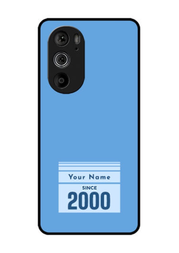 Motorola Edge 30 Pro Custom Glass Phone Case - Custom Year Of Birth Design