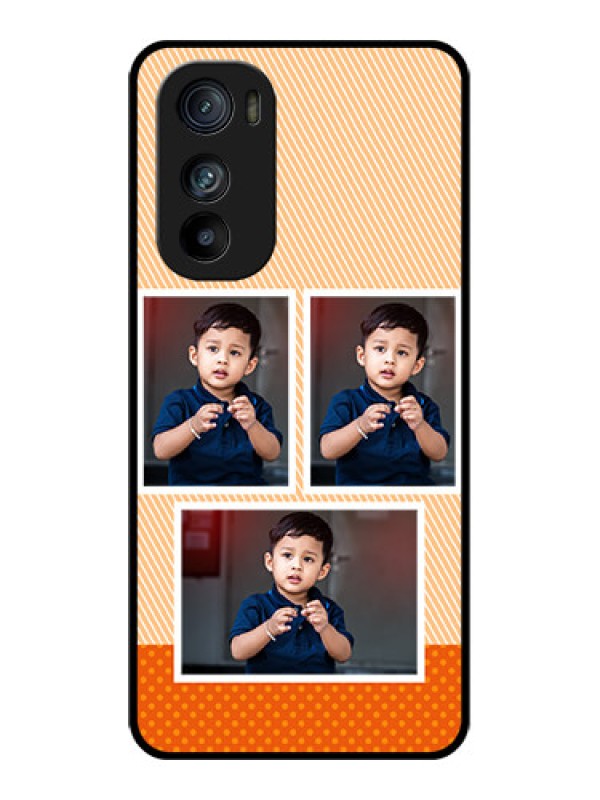 Custom Motorola Edge 30 Custom Glass Phone Case - Bulk Photos Upload Design