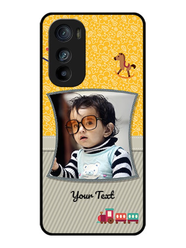 Custom Motorola Edge 30 Custom Glass Phone Case - Baby Picture Upload Design