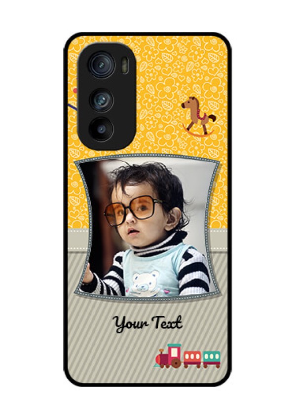 Motorola Edge 30 Custom Glass Phone Case - Baby Picture Upload Design