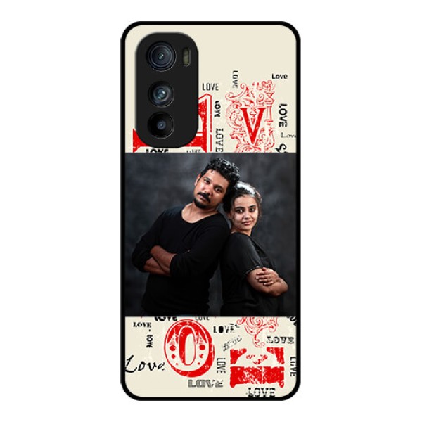 Motorola Edge 30 Custom Glass Phone Case - Trendy Love Design Case Motorola Edge 30 Custom Glass Phone Case - Trendy Love Design Case
