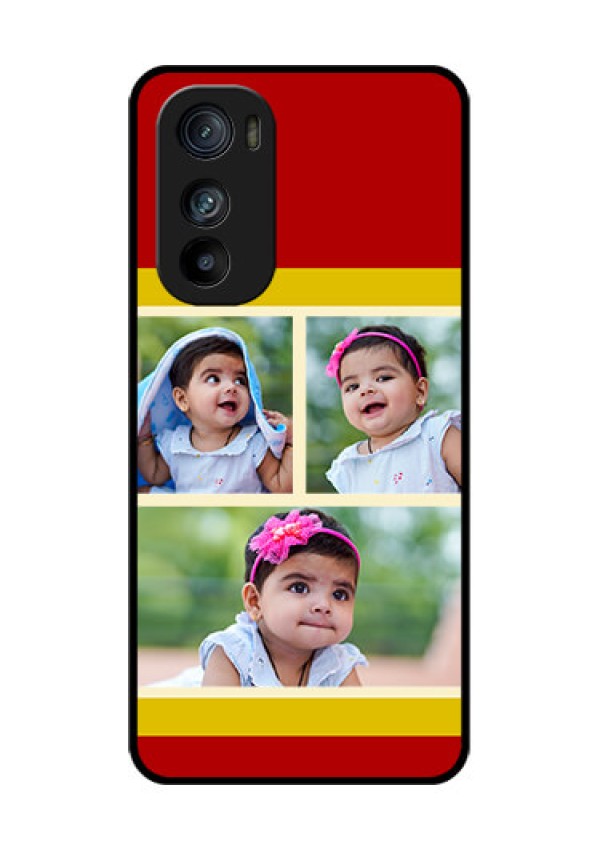 Motorola Edge 30 Custom Glass Phone Case - Multiple Pic Upload Design