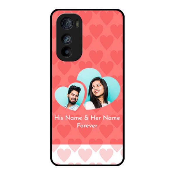 Motorola Edge 30 Custom Glass Phone Case - Couple Pic Upload Design Motorola Edge 30 Custom Glass Phone Case - Couple Pic Upload Design