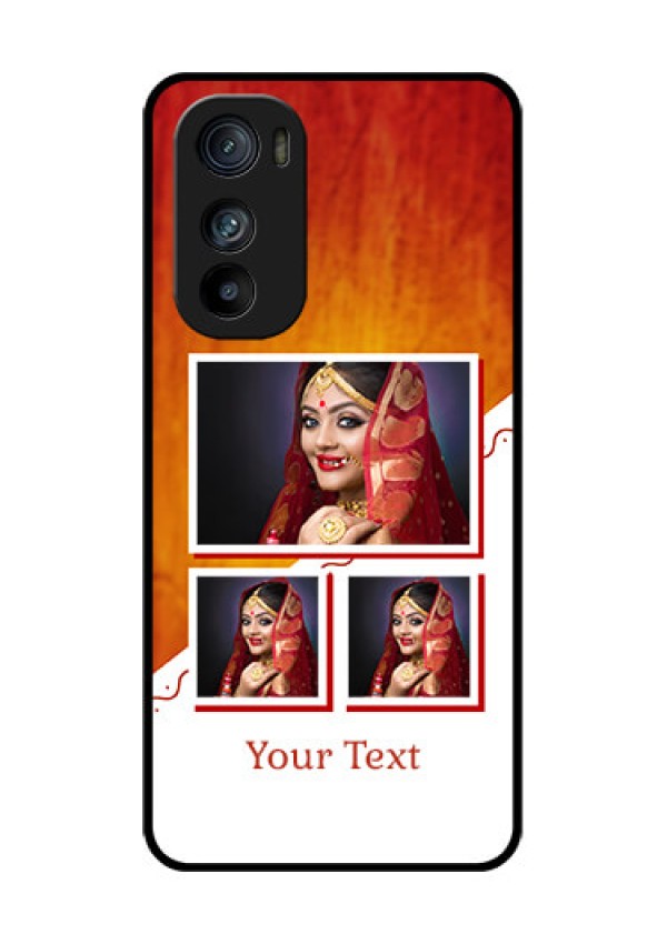 Motorola Edge 30 Custom Glass Phone Case - Wedding Memories Design