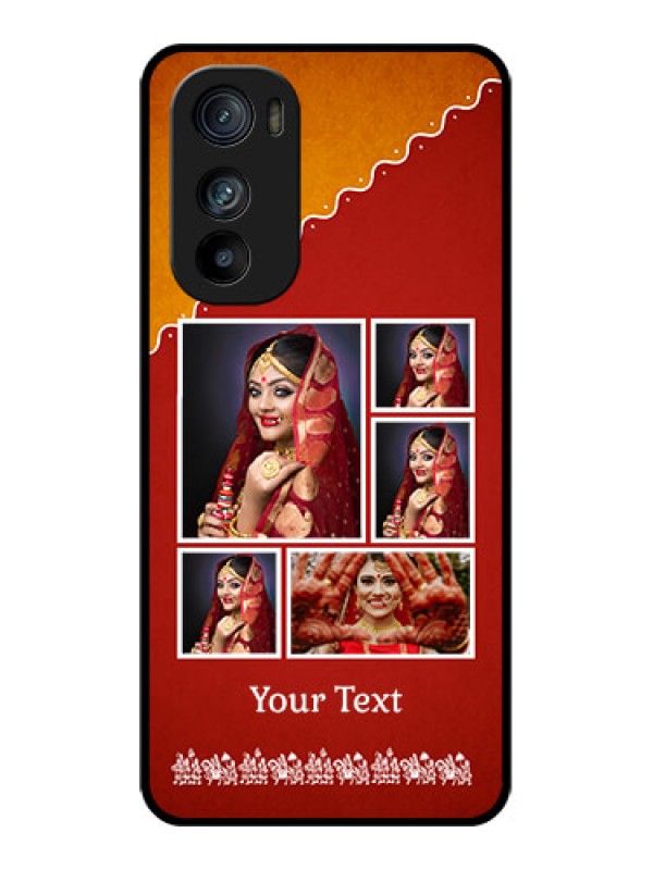 Custom Motorola Edge 30 Custom Glass Phone Case - Wedding Pic Upload Design