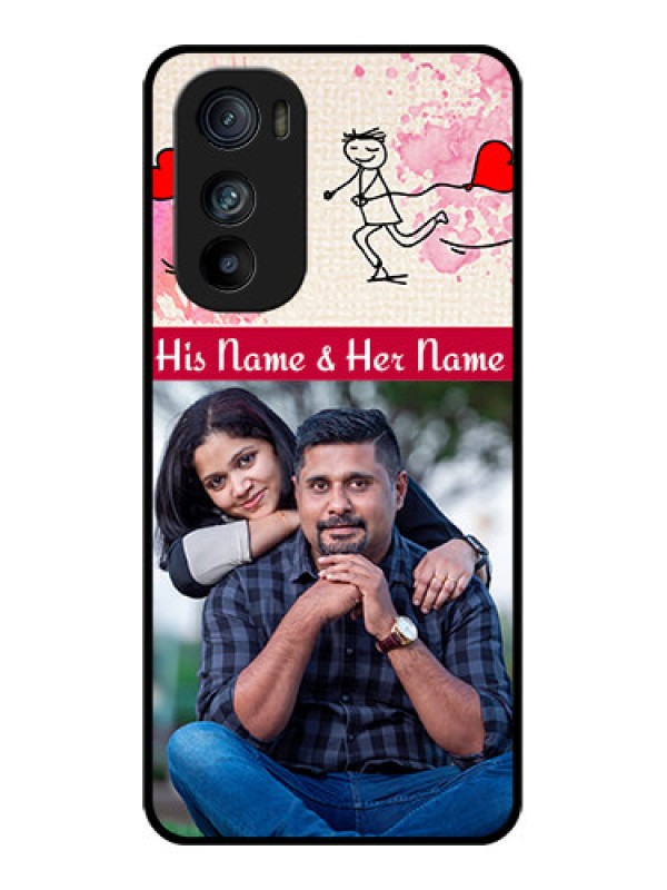 Custom Motorola Edge 30 Custom Glass Phone Case - You And Me Case Design