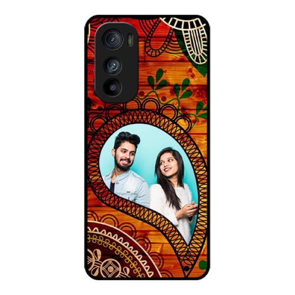 Motorola Edge 30 Custom Glass Phone Case - Abstract Colorful Design
