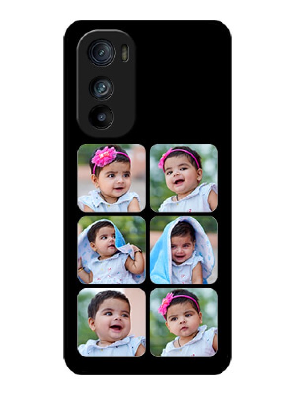 Custom Motorola Edge 30 Custom Glass Phone Case - Multiple Pictures Design