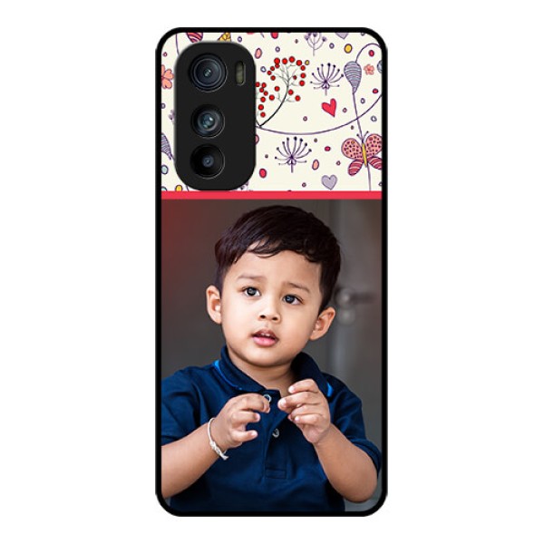 Motorola Edge 30 Custom Glass Phone Case - Premium Floral Design
