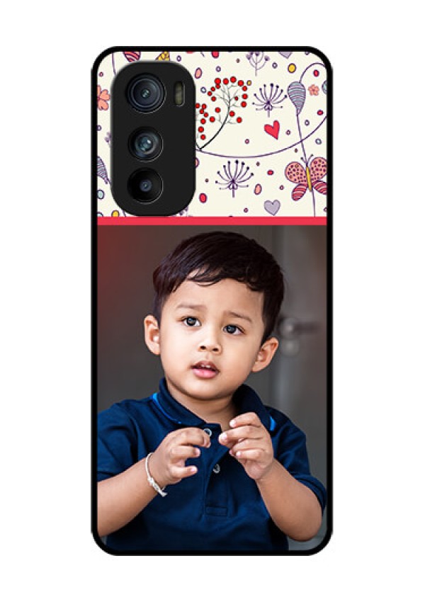 Motorola Edge 30 Custom Glass Phone Case - Premium Floral Design