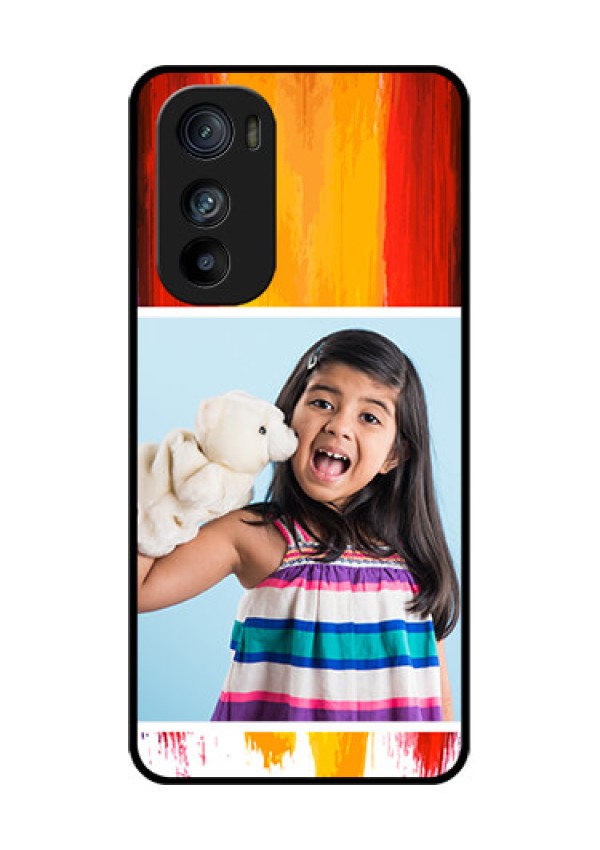 Motorola Edge 30 Custom Glass Phone Case - Multi Color Design