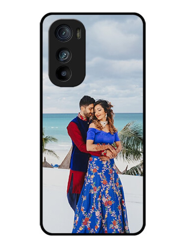 Custom Motorola Edge 30 Custom Glass Phone Case - Upload Full Picture Design