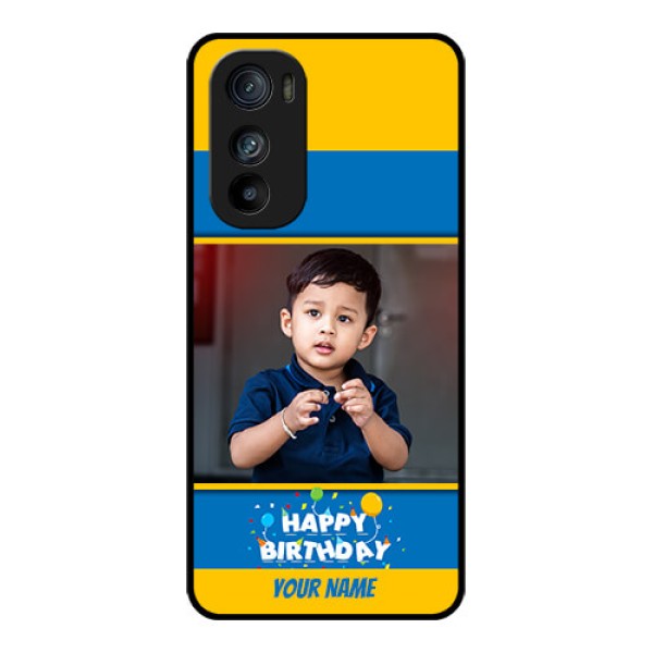 Motorola Edge 30 Custom Glass Phone Case - Birthday Wishes Design