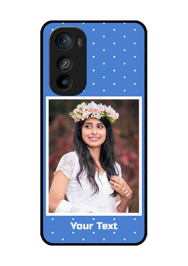 Motorola Edge 30 Custom Glass Phone Case - Polka Dots Design