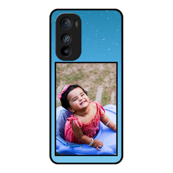 Motorola Edge 30 Custom Glass Phone Case - Wave Pattern Colorful Design