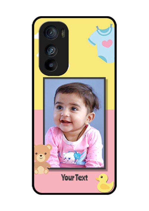 Motorola Edge 30 Custom Glass Phone Case - Kids 2 Color Design