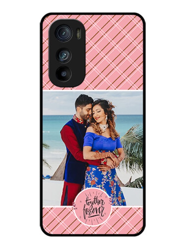 Custom Motorola Edge 30 Custom Glass Phone Case - Together Forever Design
