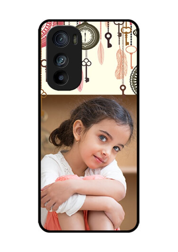 Motorola Edge 30 Custom Glass Phone Case - Boho Style Design