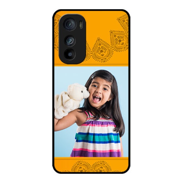 Motorola Edge 30 Custom Glass Phone Case - Photo Wedding Design