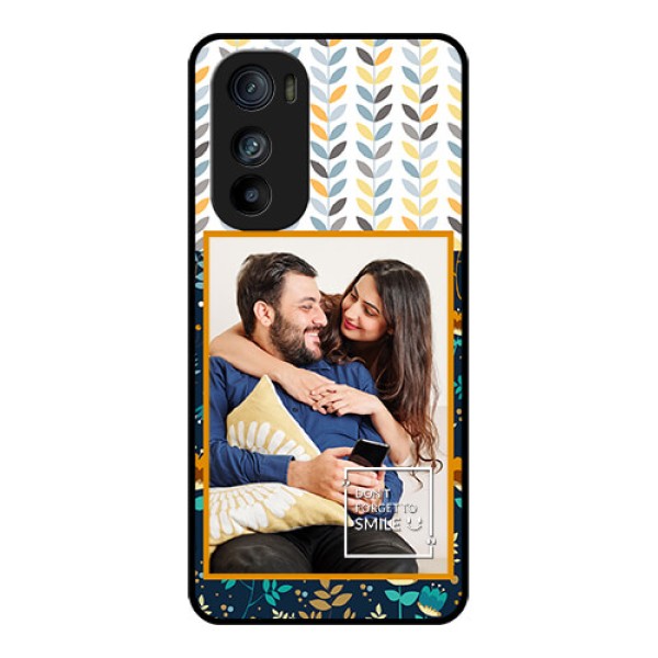 Motorola Edge 30 Custom Glass Phone Case - Pattern Design