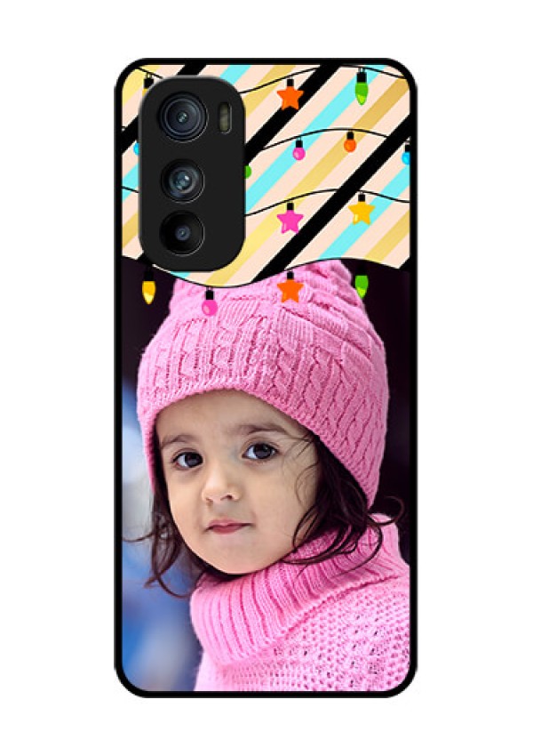 Motorola Edge 30 Custom Glass Phone Case - Lights Hanging Design
