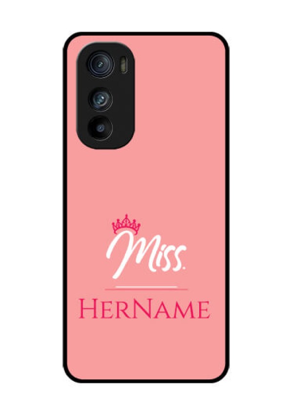 Motorola Edge 30 Custom Glass Phone Case - Mrs With Name Design