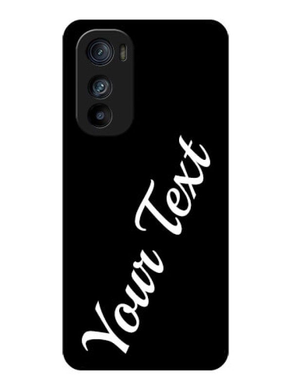 Custom Motorola Edge 30 Custom Glass Phone Case - With Your Name Design