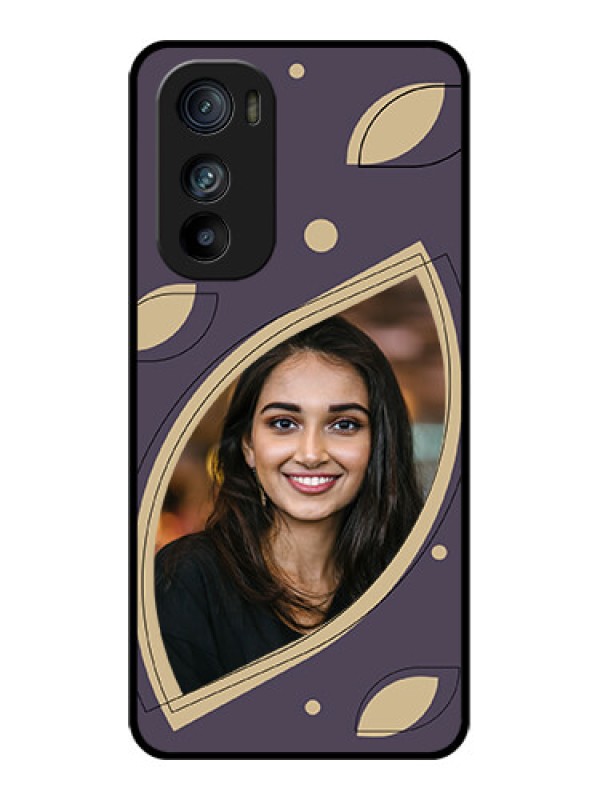 Custom Motorola Edge 30 Custom Glass Phone Case - Falling Leaf Design