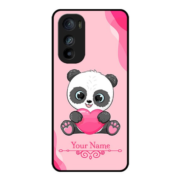 Motorola Edge 30 Custom Glass Phone Case - Cute Panda Design