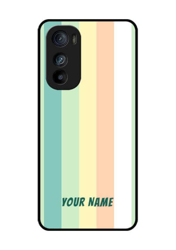 Motorola Edge 30 Custom Glass Phone Case - Multi - Colour Stripes Design