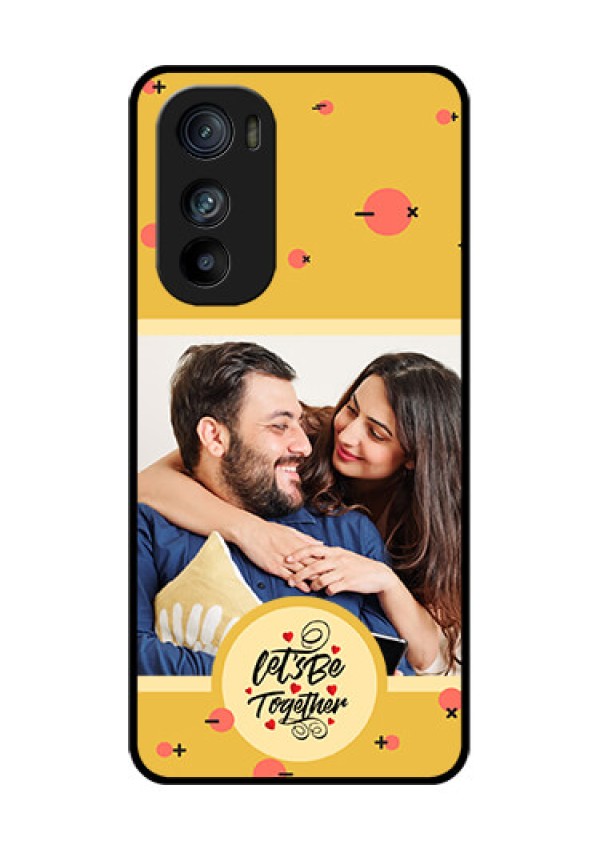 Motorola Edge 30 Custom Glass Phone Case - Lets Be Together Design