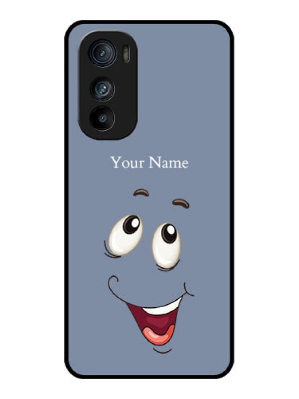 Custom Motorola Edge 30 Custom Glass Phone Case - Laughing Cartoon Face Design