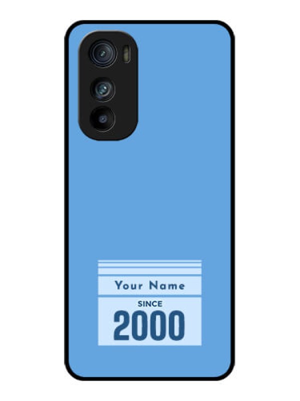 Custom Motorola Edge 30 Custom Glass Phone Case - Custom Year Of Birth Design