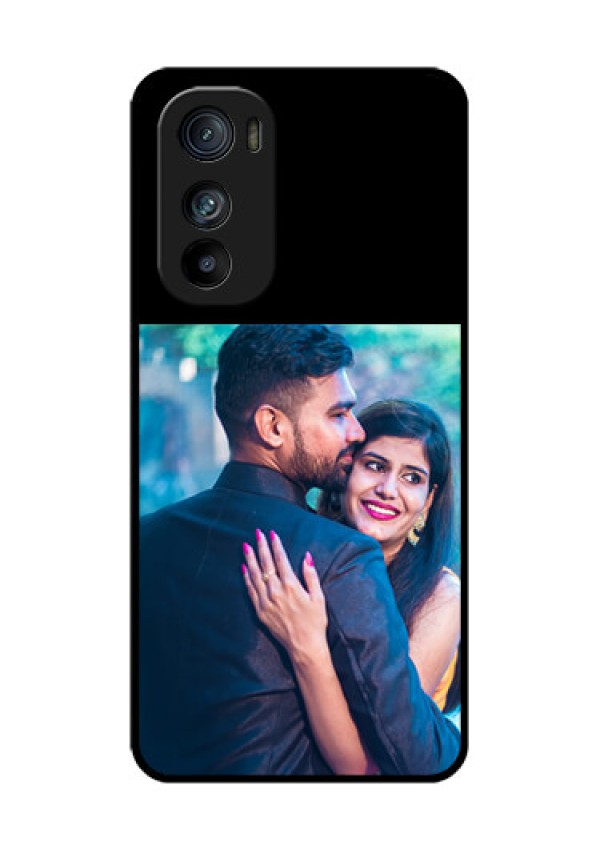 Motorola Edge 30 Custom Glass Phone Case - Upload Full Picture With Custom Color Design