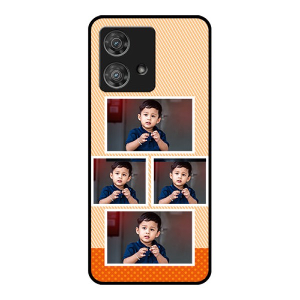 Motorola Edge 40 Neo Custom Glass Phone Case - Bulk Photos Upload Design Motorola Edge 40 Neo Custom Glass Phone Case - Bulk Photos Upload Design