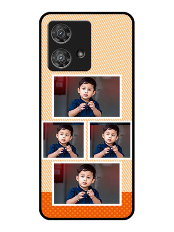 Custom Motorola Edge 40 Neo Custom Glass Phone Case - Bulk Photos Upload Design