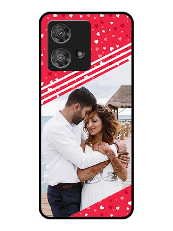 Custom Motorola Edge 40 Neo Custom Glass Phone Case - Valentines Gift Design