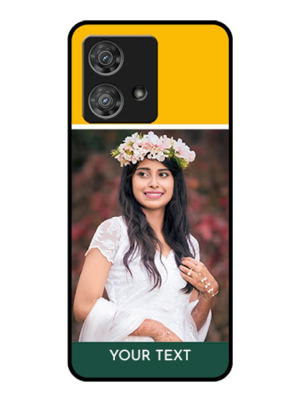 Custom Motorola Edge 40 Neo Custom Glass Phone Case - Love You Design