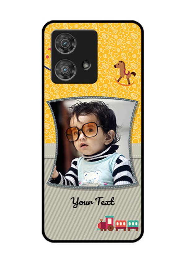 Motorola Edge 40 Neo Custom Glass Phone Case - Baby Picture Upload Design