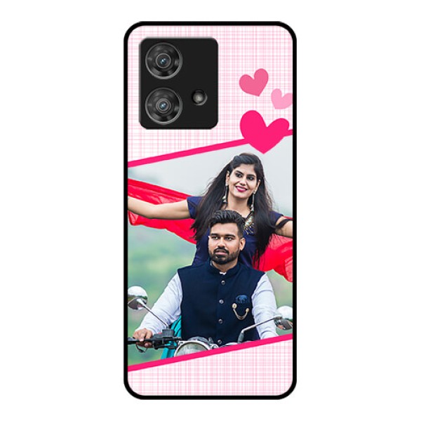 Motorola Edge 40 Neo Custom Glass Phone Case - Love Shape Heart Design Motorola Edge 40 Neo Custom Glass Phone Case - Love Shape Heart Design